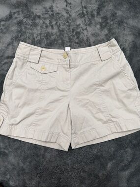 LOFT Beige Cargo-Style Women's Shorts
